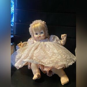 Beautiful 1962 Madame Alexander Kitten Baby Doll  All Original , 18" Kitten Doll